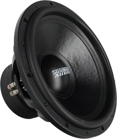 حزمة Sundown Audio SA-15 V.3 D2: 15 بوصة 3000 واط الذروة / 1500 واط RMS مزدوج 2 أوم مضخم صوت للسيارة، RGV15 3.51 قدم مكعب مزود بفتحة تهوية 3/4 بوصة MDF، مجموعة تثبيت فردية، 3 عناصر in Kuwait