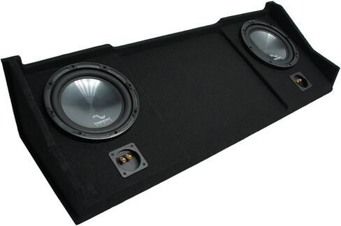 صندوق فرعي محمّل مزدوج مقاس 10 بوصات من Harmony Audio يناسب سيارة دودج رام رباعية الكابينة 1994-2001 in Saudi Arabia