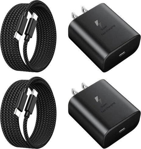 45W Super Fast Charger USB C- 45 Watt Type C Fast Charging Android Phone Charger Compatible with Samsung Galaxy S25 Ultra/S25/S25+/S26/S26+/S26Ultra/S24+/S24 Ultra/S23 Ultra Tab,6ft C Cable in Saudi Arabia
