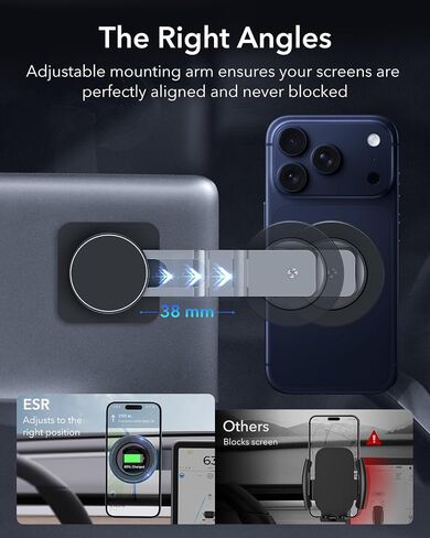 ESR for MagSafe Car Mount, Car Phone Holder for iPhone 17-12,Samsung/Google in Saudi Arabia