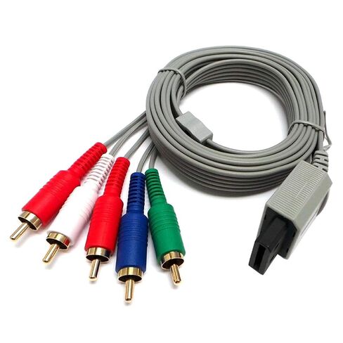 1.8 متر مكون 1080 P HDTV AV كابل محول الصوت سلك 5 RCA كابل AV F لنينتندو وي لوحدة التحكم نينتندو واي آي يو in Saudi Arabia