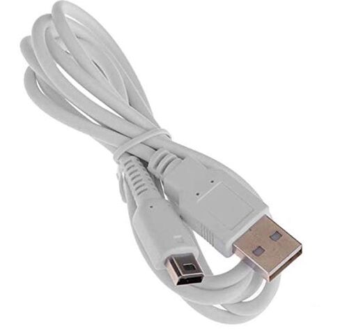 كابل شحن ومزامنة بيانات بمنفذ Micro USB 2.0 أبيض بطول 3 متر لملحقات ألعاب وحدة التحكم Nintendo Wii U in Saudi Arabia