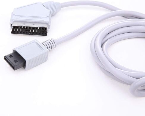 جودة عالية حقيقية RGB سكارت فيديو HD HDTV AV الحبل كابل RGB سكارت الرصاص لنينتندو وي وحدة التحكم لعبة فيديو in Saudi Arabia