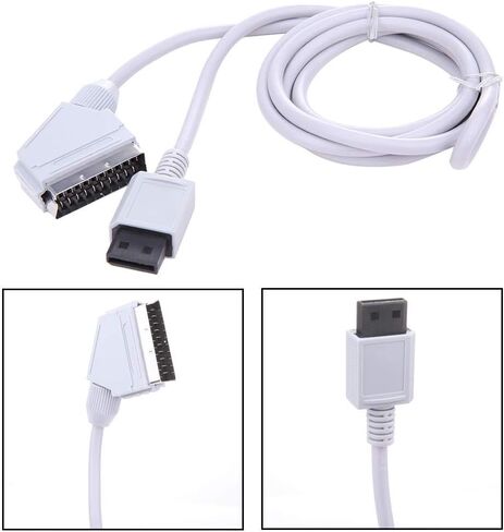 جودة عالية حقيقية RGB سكارت فيديو HD HDTV AV الحبل كابل RGB سكارت الرصاص لنينتندو وي وحدة التحكم لعبة فيديو in Saudi Arabia
