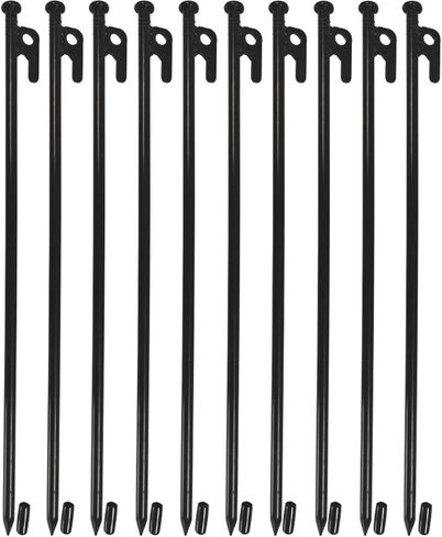 DANCHEL OUTDOOR 16 Inch Tent Stakes Heavy Duty 10 Packs in Saudi Arabia