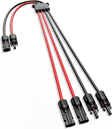 Solar Y Branch Connectors, 27in 2-to-4 Parallel Adapter Cable in Saudi Arabia