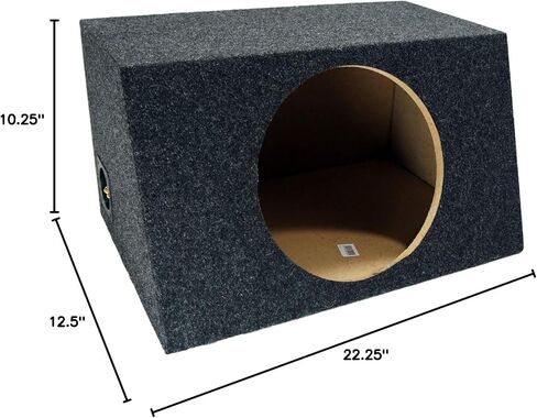 Harmony Audio Universal Car Stereo Hatchback مختومة واحدة 12 "Kicker Bundle Comp C12 Sub Box Enclosure & Harmony HA-A400.1 Amp in Saudi Arabia