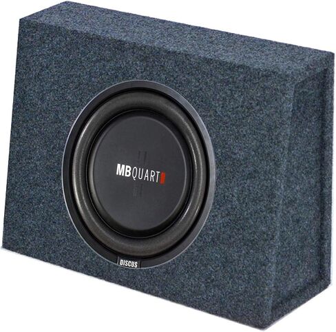 MB Quart 400 Watt 10 Inch Shallow Subwoofer and Q Power Slim Sub Box Enclosure in Saudi Arabia