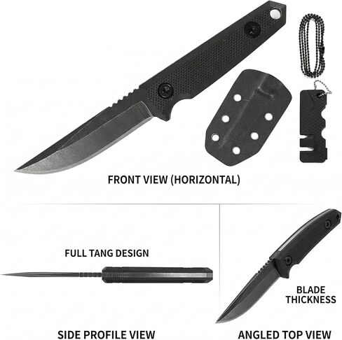 KOFERY Minimalist Fixed Blade Neck Knife for EDC, Camping & Hiking in Saudi Arabia