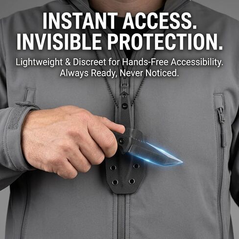 KOFERY Minimalist Fixed Blade Neck Knife for EDC, Camping & Hiking in Saudi Arabia
