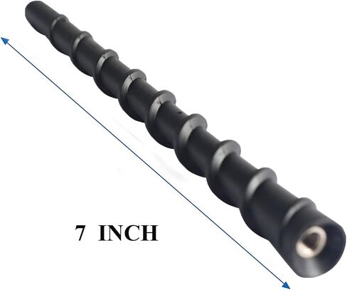 Short Antenna Compatible for Toyota Tundra Accessories 2000-2026, 7" Flexible Rubber Pickup Truck Radio Antenna Replacement, for Optimized AM FM Signal Reception in Saudi Arabia