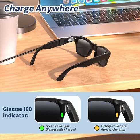Type c Charging Cable Compatible with RayBan Meta smart Glasses Accessories, USB Connect Charging Wire Plug for gen 1&2 -Wayfarer, Headliner,Skyler and Oakley Meta HSTN in Saudi Arabia