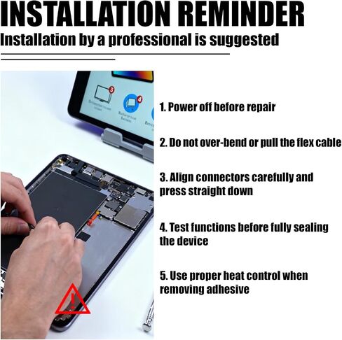 Full Screw Set Replacement for iPad 7 7th Gen 10.2 Inch 2019 - Complete Internal Screws Repair Kit with 3 Professional Screwdrivers - Compatible with Model A2197 A2200 A2198 in Saudi Arabia