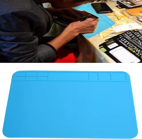 Generic Repair Mat, Silicone Heat Solder Pad for Electronics, with Non Slip Back, 30x20cm Portable Welding Station Tool for Phone Computer Circuit Board Repair in Saudi Arabia