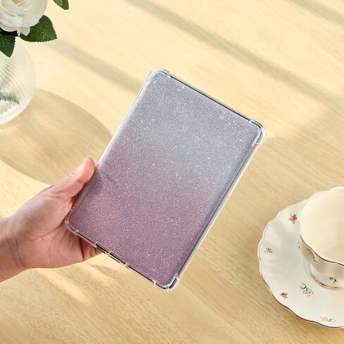 12-Pack E-Reader Inserts for 6.8-7 Inch Clear Case Back, 4 Iridescent, 2 Holographic, 2 Glittery and 4 Clear Decorative Skins, 7" E-Reader Decor Decoration Accessories in Saudi Arabia