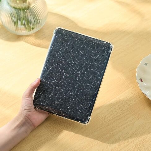 12-Pack E-Reader Inserts for 6.8-7 Inch Clear Case Back, 4 Iridescent, 2 Holographic, 2 Glittery and 4 Clear Decorative Skins, 7" E-Reader Decor Decoration Accessories in Saudi Arabia