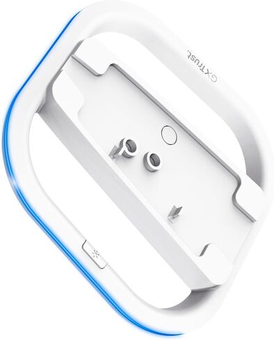 حامل Trust GXT 229 PS5 لجهاز PlayStation 5 / PS5 Pro/Slim، حامل رأسي مع إضاءة حافة LED مع 6 ألوان ودورة تنفس، حامل وحدة التحكم مع برغي متضمن، أبيض in Saudi Arabia