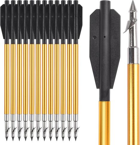 Nika Archery Fishing Bolts with Harpoon Steel Point for 50-130 Pounds Crossbow Fish Hunting in Saudi Arabia