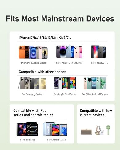 charmast Portable Charger Built-in Cables, 10000mAh Slim Power Bank Pocket in Saudi Arabia