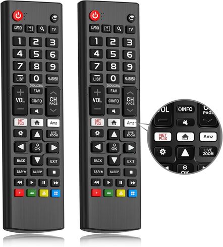 Universal Remote for LG Smart TVs, No Setup Required with Batteries & Holder, Compatible with All LG TV Remote Control LCD LED 3D Thinq TVs for AKB75375604 AKB75095307 AKB75675304 in Saudi Arabia