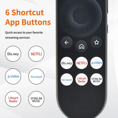 XRT290 / WRT290 Voice Remote Control Replacement for ONN Powered in Saudi Arabia