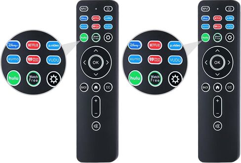 جهاز تحكم عن بعد XRT260 بديل عالمي لجميع أجهزة تلفزيون Vizio الذكية المزودة بأزرار اختصار Disney وNetflix وVideo وHulu وXUMO وVEDU وiHeart Radio والمزيد. in Kuwait