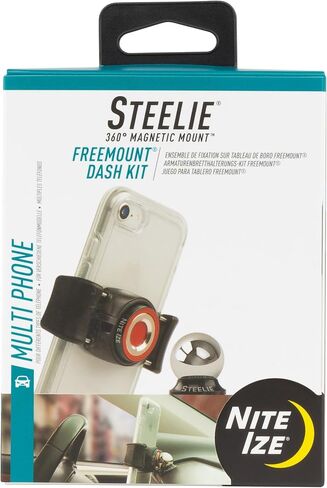 Nite Ize Steelie Original Dash Kit - Magnetic Phone Mount for Car Dashboard - Car Phone Holder with Strong Steelie Magnet & 3M VHB Adhesive in Saudi Arabia