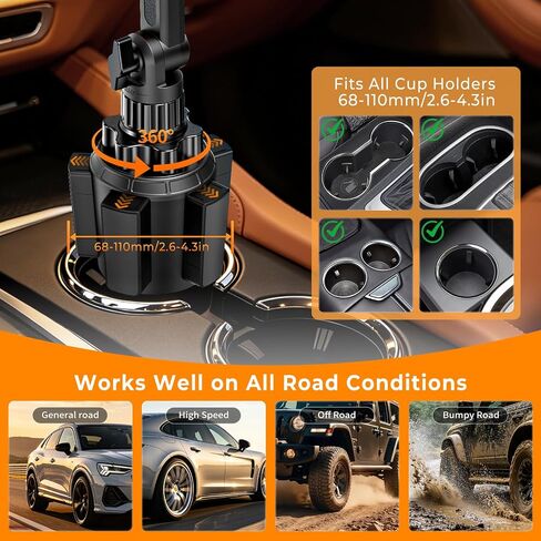 Phone Holders for Your Car, Universal Strong Magnetic Cup Car Phone Mount in Saudi Arabia