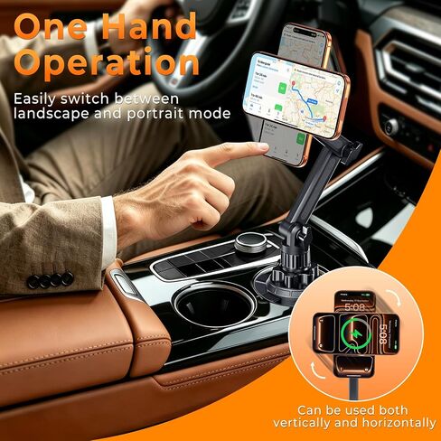 Phone Holders for Your Car, Universal Strong Magnetic Cup Car Phone Mount in Saudi Arabia