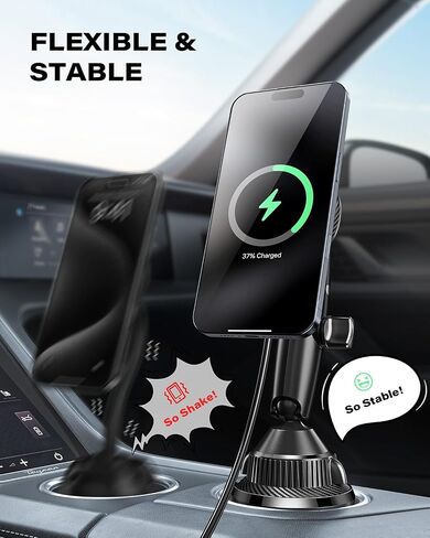 APPS2Car Upgraded for QI2 MagSafe Cup Holder Phone Holder Charger in Saudi Arabia