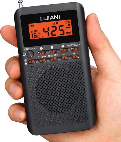 NOAA Weather Radio Portable AM FM Battery Operated in Kuwait
