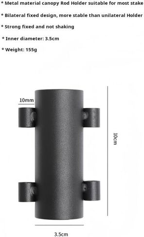 6 Pack Canopy Pole Holder with Ground Stakes, Heavy Duty Tent Pole Anchor for Camping Awning Shelter Beach Umbrella Stand Outdoor Windproof Support in Saudi Arabia