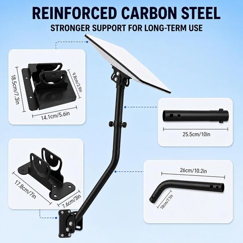 Starlink Mount, Heavy Duty Starlink Pole Mount & Roof Mount for Gen 3/4/4X in Saudi Arabia