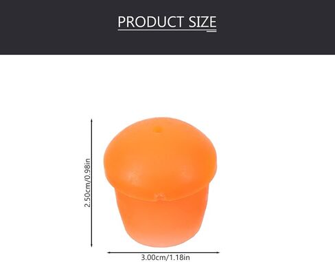 SUPVOX 10pcs Fishing Rod Caps Silicone Fishing Rod Butt Caps for Outdoor Random Color in Saudi Arabia