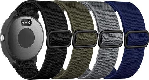 Elastic Bands for Garmin Forerunner 55/165/645/245 Music Watch Band, Garmin Vivoactive 6/5/3 Bands, 20mm Nylon Sport Wristband for Garmin Venu/Sq/Sq 2/Vivomove HR/Sport Men Women 3Pack in Kuwait