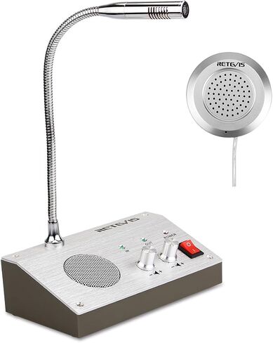 Retekess RT-9908 نظام الاتصال الداخلي للنافذة، نظام الاتصال الداخلي بمكبرات الصوت للنافذة in Saudi Arabia