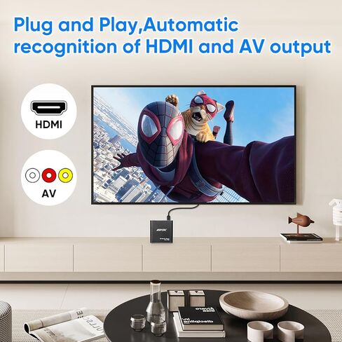 HDMI Media Player, Black Mini 1080p Full-HD Ultra HDMI Digital Media Player in Saudi Arabia