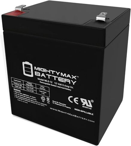 Mighty Max Battery 12V 5AH Battery Replaces Liftmaster 485LM Evercharge Back-Up in Saudi Arabia