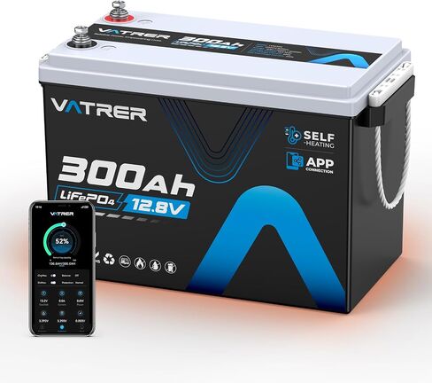 12.8V 300Ah Self-Heating LiFePO4 Lithium Battery with APP Monitoring in Saudi Arabia