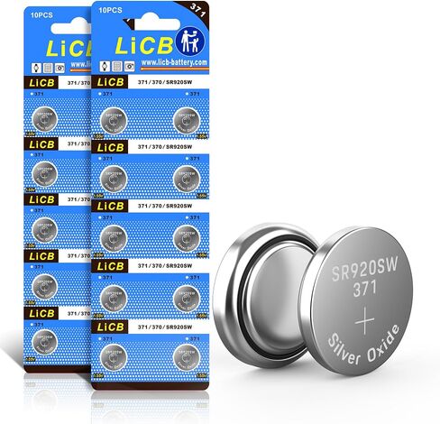LiCB 20 Pack SR920SW 371 370 AG6 Battery 1.5V Button Cell Watch Batteries in Saudi Arabia