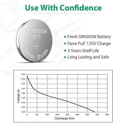 LiCB 20 Pack SR920SW 371 370 AG6 Battery 1.5V Button Cell Watch Batteries in Saudi Arabia