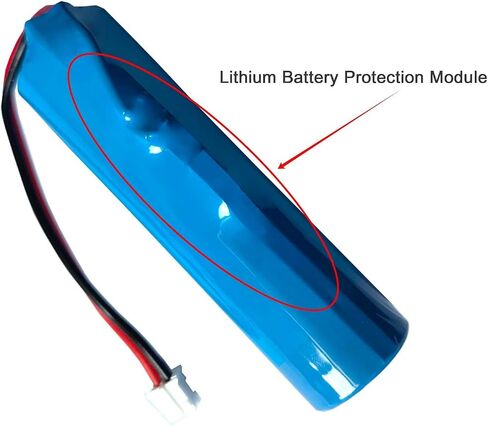 XINLANTECH 3.7V 2600mAh 18650 Rechargeable Li-ion Battery with Jst XH2.54/2P Connector Plug Wires for DIY Electronics, Toys, Lighting,Bluetooth Devices and More in Saudi Arabia