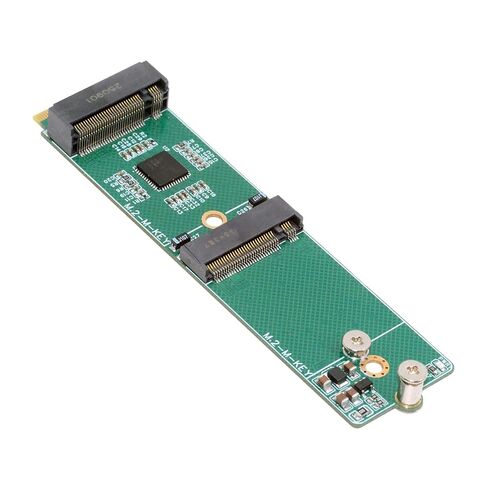 بطاقة Riser NGFF NVME M-Key إلى مفتاح المنافذ المزدوجة M.2 NGFF NVME SSD محول PCIE Packet Switch متوافق مع اللوحة الأم للتحكم الصناعي NAS in Saudi Arabia