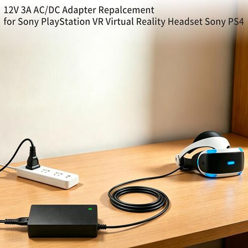 12V 3A Adapter Replacement for Sony PlayStation VR PSVR PSVR2 Headset in Saudi Arabia