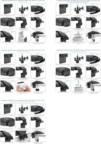 Sun Rain Shade Cover with Gutter Mount WYZE Cam Pan V1/V2/V3/V4/Duo Cam Pan,eufy Indoor Cam,Blink Mini Pan,TP-Link Tapo Pan,Kasa Pan/Tilt and All Outdoor Security Cameras with 1/4 Screw in Saudi Arabia