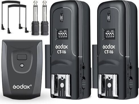 Godox CT-16 Flash Trigger Kit, 433MHz Radio Transmitter Receiver Set in Saudi Arabia