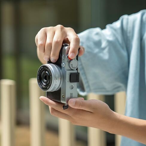 X-E5 Thumb Grip w Shutter Button & Full-Coverage for Fujifilm XE5 - Black in Saudi Arabia