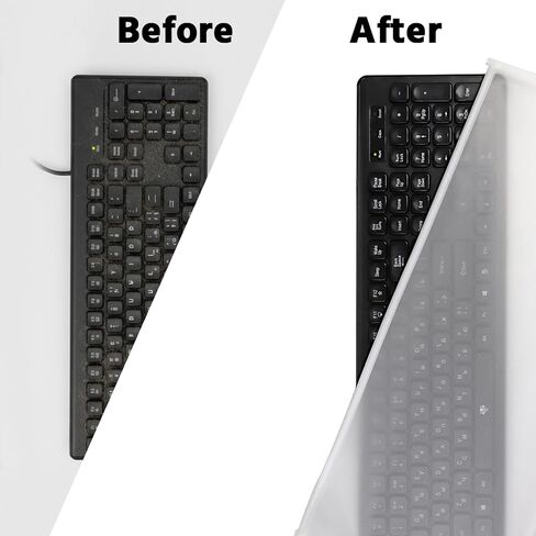Keyboard Dust Cover, Universal PC Computer Desktop Keyboard Skin Protector Cover by SZBRO (20W x2H x9D) in Saudi Arabia