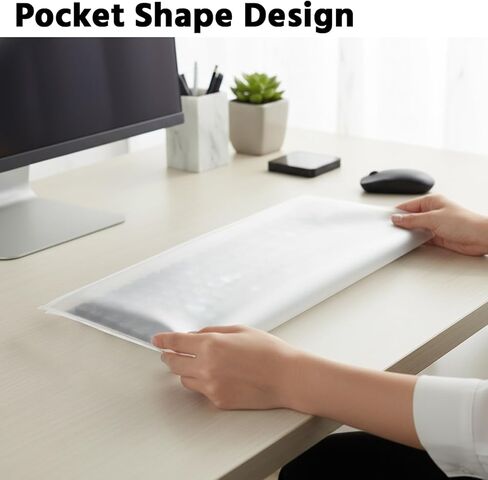 Keyboard Dust Cover, Universal PC Computer Desktop Keyboard Skin Protector Cover by SZBRO (20W x2H x9D) in Saudi Arabia