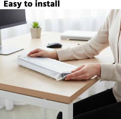 Keyboard Dust Cover, Universal PC Computer Desktop Keyboard Skin Protector Cover by SZBRO (20W x2H x9D) in Saudi Arabia
